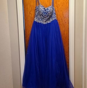 Royal Blue Coya Collection Prom Dress